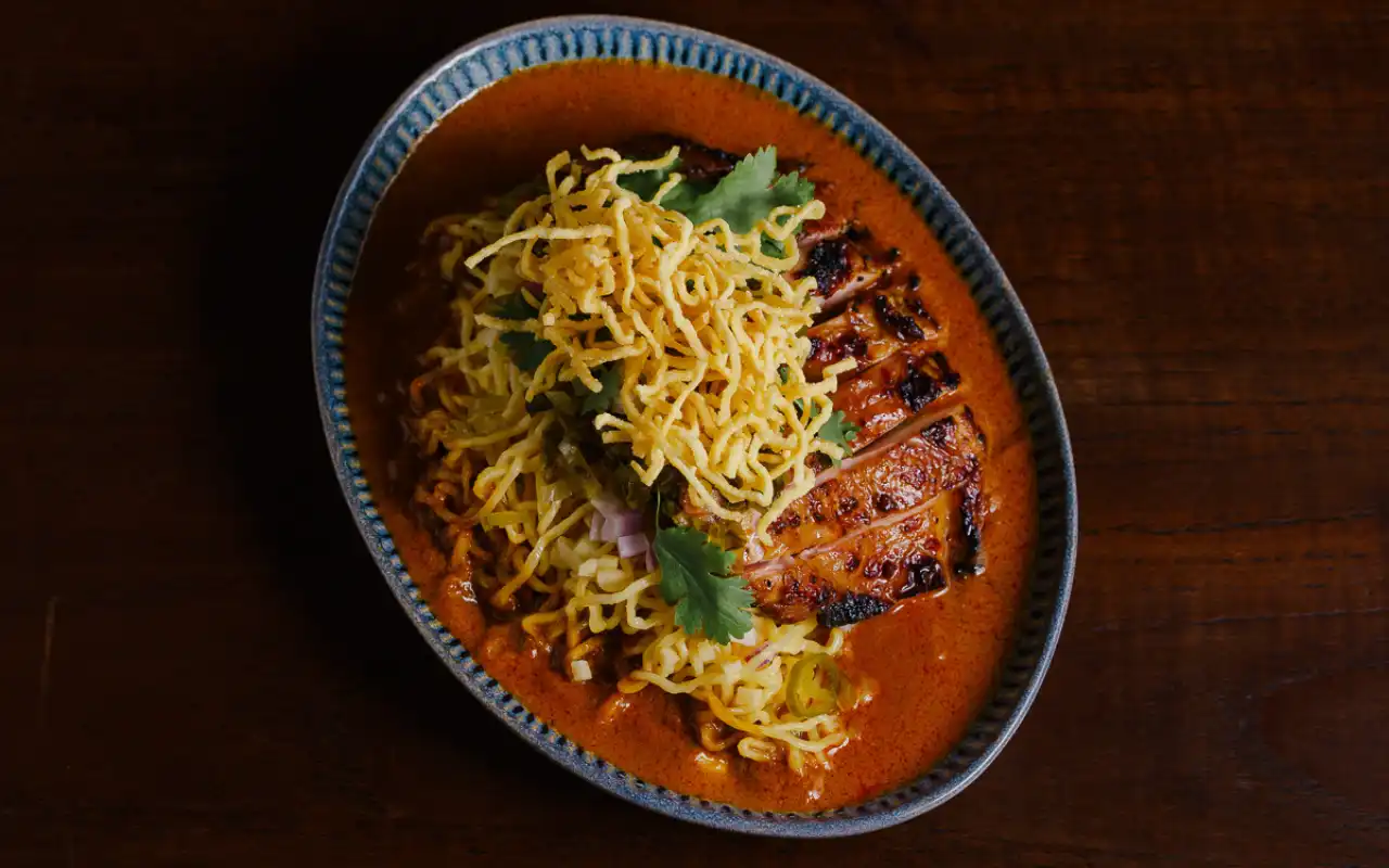 Mama San's Khao Soy Grilled Chicken